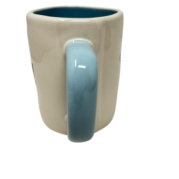 Rae Dunn HAPPY JOLLY FUN Snowman Mug Holiday Cozy Christmas Decor Collectible - Picture 5 of 9